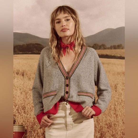 THE GREAT. Sweaters - The GREAT. Varsity cardigan sweater